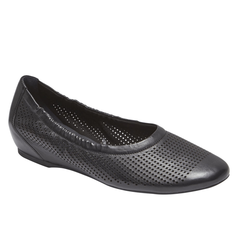 Rockport Slip-On For Womens Black - Total Motion Perf Luxe - VF5420869